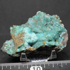 ブロシャン銅鉱と石膏・Brochantite&Gypsum