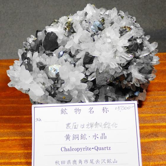 �����z�Ɛ����EChalcopyrite&Quartz
