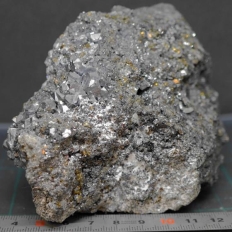 方鉛鉱と閃亜鉛鉱・Galena&Sphalerite [四面銅鉱を伴う]