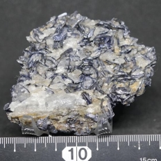 輝水鉛鉱・Molybdenite [結晶］