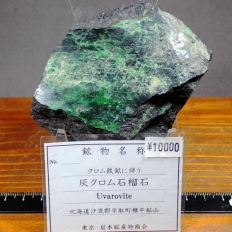 �D�N�����Ξ֐΁EUvarovite �m�N�����S�z�ɔ���]