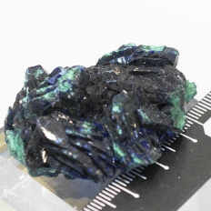 藍銅鉱と孔雀石・Azurite&Malachite