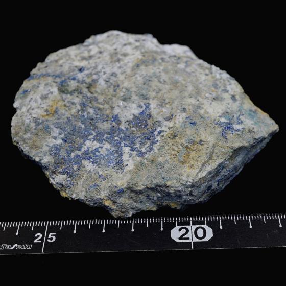 Komurominerals.com ＞ 日本産鉱物・JAPAN ＞ SOLD参考商品 ＞ 青鉛鉱とカレドニア石・Linarite