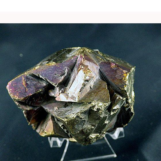 Komurominerals.com ＞ 日本産鉱物・JAPAN ＞ SOLD参考商品 ＞ 黄銅鉱・Chalcopyrite [三角式]