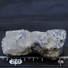 輝安鉱、水晶・Stibnite&Quartz